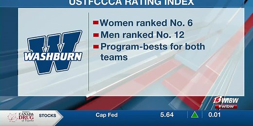 Washburn men’s and women’s track and field teams receive program-high rankings