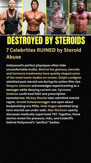 7 Celebrities RUINED by Steroid Abuse