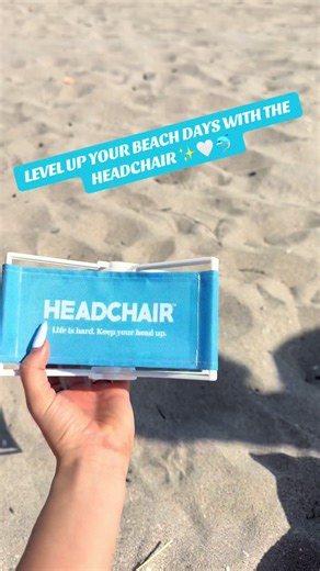 make the beach and pool the happiest place to be!! ✨🐬 #80sheadchair #retro #headchair #beachvibes