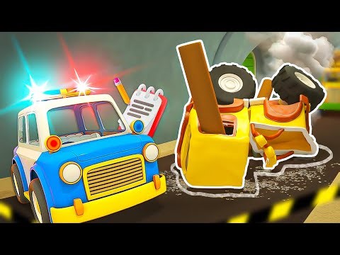 The big monster truck ends up in a landfill after it couldn't wait its turn to enter a tunnel.