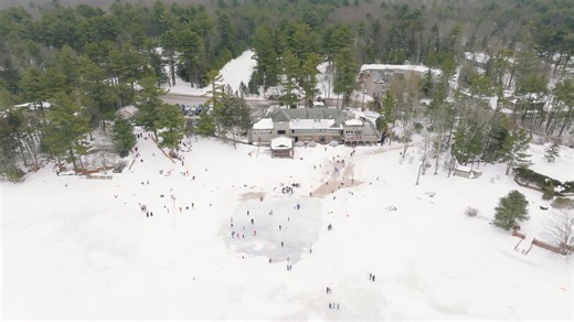 Winter Scenes from Presidents' Day Weekend at Club Beach