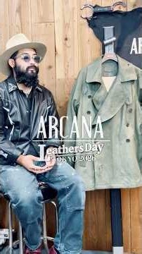 【Leathers Day2026】ARCANA初出展‼︎ARCANAレザーとは...⁇#革ジャン #古着#ファッション #ルイスレザー#ショット#shorts #レザーズデイ