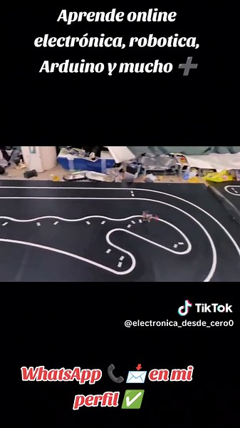Robot seguidor de línea velocista Cursos de: • Arduino • Electrónica desde 0 • Reparación de componentes • Microcontroladores y microprocesadores • Reparación de celulares • Electrónica automotriz • Robótica WhatsApp en mi perfil o información por DM #prototipo #industrial #industries #arduino #mecatronica #electronica #electronics #robotica #robotics #españa #esp32 #transistor #arduinonano