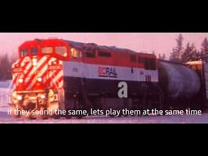 the differences between these 2 BC rail nathan K5H horn versions