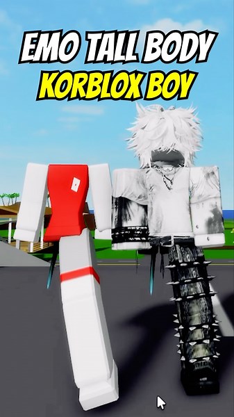 🔥 OMG! VIRAL Tall Emo Body Avatar Codes in Brookhaven 😱 #roblox #brookhaven