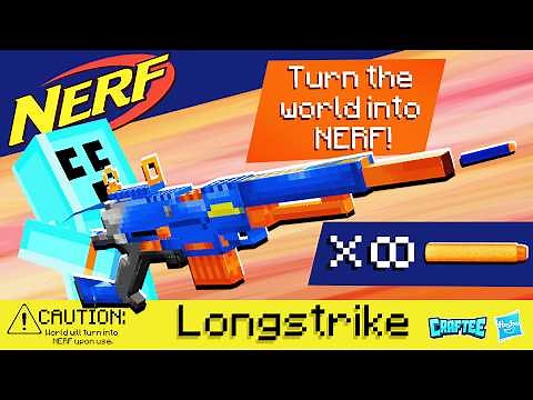 Minecraft but Everything I touch turns to NERF