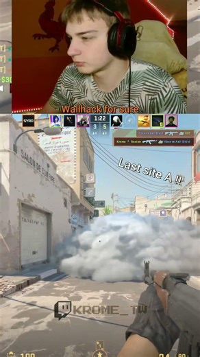 Wallhack for sure #cs2 #gaming