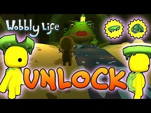 Help FROG QUEEN With 4 SEWERS - Frog Backpack + Lily Pad Hat Unlock in Wobbly Life