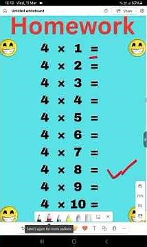 Learn Table of 4 | Easy 4 Times Table Revision for Kids | Fun Math Learning