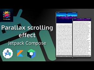 Parallax scrolling effect in Jetpack Compose | Android Studio