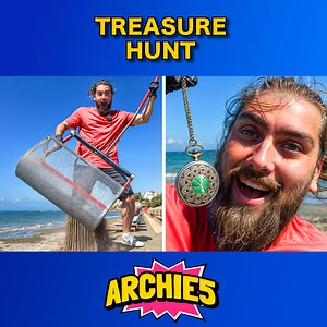 822K views · 7.5K reactions | ¡Buscando tesoros en la playa con un dispositivo para tamizar arena! ️ ¡Mira qué encontramos! | Ideas en 5 minutos Familia | Facebook