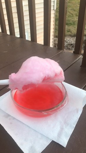 Incredible Magic Trick: Making Cotton Candy Disappear in 2 Seconds