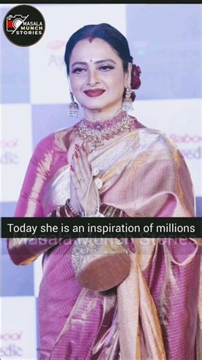 Actress Rekha's life journey #moments #rekha #actressrekha short biography of Rekha