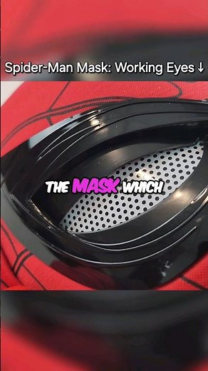 ↑ How Spider-man Mask Eyes Work