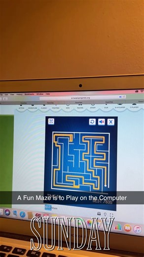 A Fun Maze is to Play on the Computer