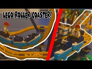 Building a LEGO ROLLER COASTER!