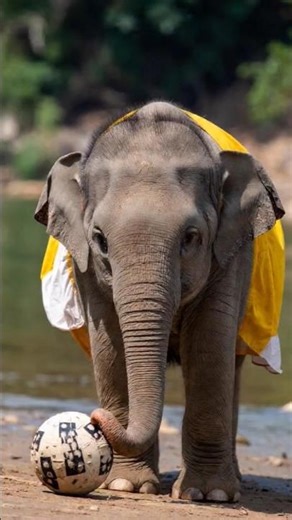 🐘 Baby Elephant Football Star ⚽