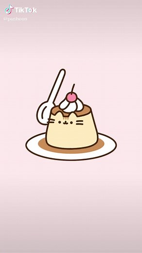 Pusheen Animation: Cute Kawaii Pusheen Food