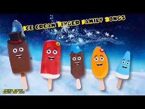 The Finger Family Ice cream Family Nursery Rhyme | Finger Family Songs For Kids
