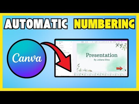Automatic Page Numbers In Canva [WITH ONE CLICK]