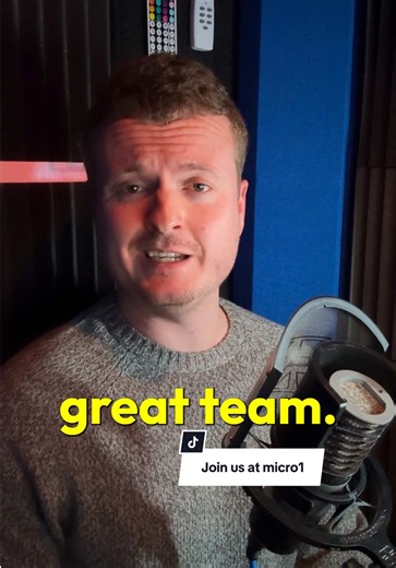 Our AI Voice Expert’s advice for anyone wanting to get involved with micro1 🦾 #remotework #techcareer #careeradvice #artificalintelligence