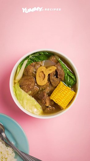 74K views · 1.3K reactions | There's nothing more comforting than bulalo during cold, rainy days! Make this easy bulalo recipe at home, cook LOTS of extra rice, and stay warm and cozy tonight.  Get the full recipe here: https://bit.ly/3Pj2Z6E #bulalo #bulalorecipe #filipinofood #foodstagram #recipe #ulamideas #ulampinoy | Yummy PH | Facebook