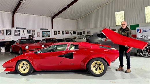 Lamborghini Countach gets its iconic rear wing back