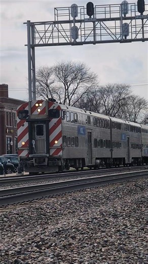 #Metra Pushed towards #Chicago #railroad #trains