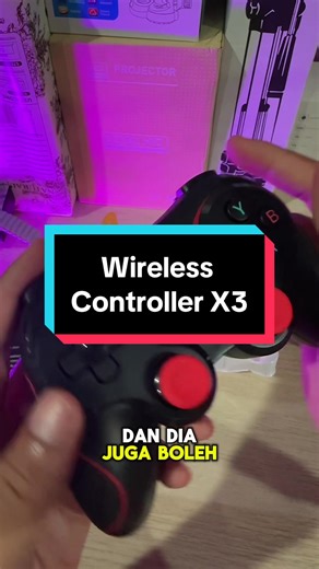 Wireless controller atau game pad X3 ni sesuai untuk bajet bawah 40 ringit sebab yang ni paling terbaik untuk bajet 40 ringit #wirelesscontroller #gamepad #wirelesscontrollerx3