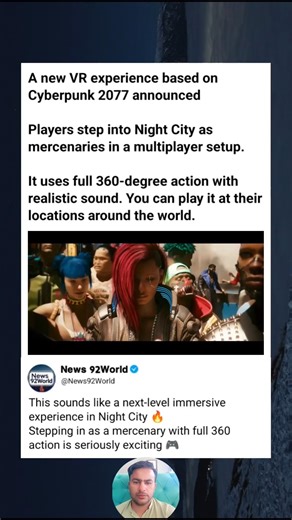 Cyberpunk 2077 VR Experience Announced — Explore Night City in Full 360° Multiplayer