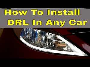 how to install day time running light
