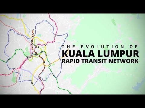 Evolution of Kuala Lumpur Rapid Transit Network 1997-2031