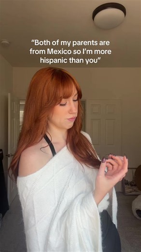 What an odd thing to say, why not just celebrate our shared heritage?? #peliroja❤️👩🏻‍🦰 #latina #ifykyk #odd #hispanictiktok