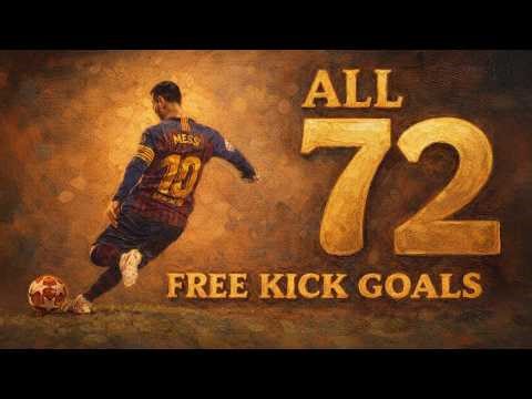 Lionel Messi – All 72 Free Kick Goals (2008–2026) | Every Year