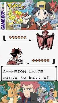 Champion Lance (Full Battle) – Pokémon Gold (Game Boy Color) | Full Battle Gameplay