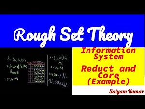L8 - Reduct and Core | Example | Rough Set Theory