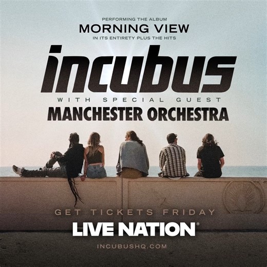 ARE YOU IN? Incubus is performing their iconic album Morning View in its entirety the hits, with special guest Manchester Orchestra! Tickets on sale starting this Friday, Jan 31st @ 10AM local: https://livemu.sc/Incubus 🎉 | Live Nation Concerts