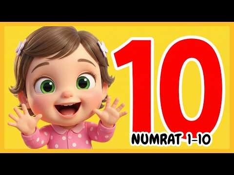 Numrat 1 deri 10 — Këngë Shqip për Fëmijë | Albanian Numbers Song for Kids | ALBKIDZ