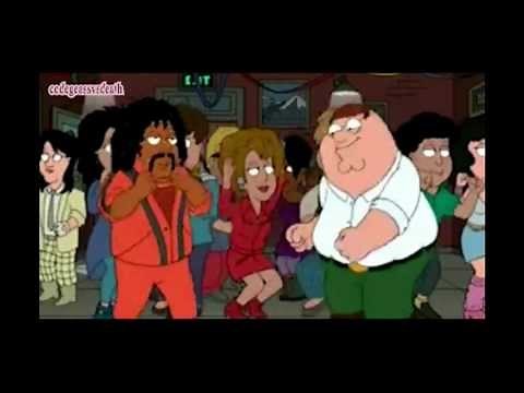 family guy peter dancing 80's extended (Axel F)-HD