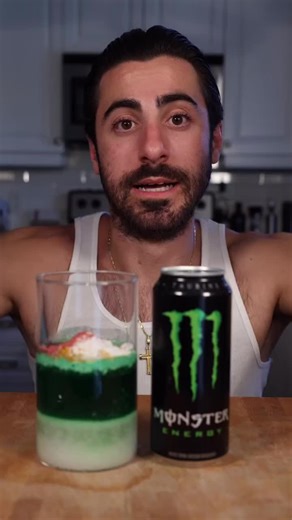 Let's see what inside Monster Energy drinks #monster #foodie #drink #foryoupage