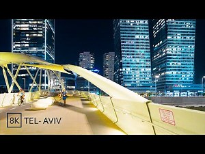 TEL AVIV Returns to NIGHTLIFE. Virtual Walk in 8K