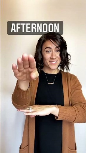 GOOD AFTERNOON | ASL Glossary | The ASL Shop