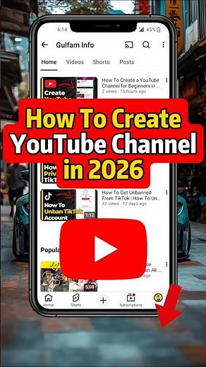 How To Create A Youtube Channel in 2026