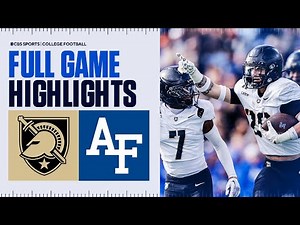 Army Black Knights vs Air Force Falcons | Full Game Highlights | CBS Sports College Football