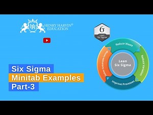 Minitab Examples (Part-3) | Best Lean Six Sigma Black Belt Tutorial For Beginners | ‪@henryharvin‬