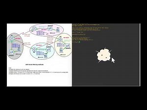 How to configure BGP Route filtering methods distribution and IP prefix lists