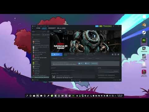 Substance painter fix in Linux Kubutu