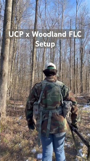 UCP x Woodland FLC Setup #militarysurplus#tacticalgear#airsoft#loadout#military#football#nature#nfl