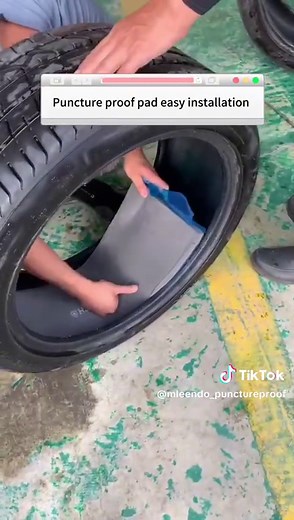 Nogwaja Training: Installation Process of Puncture Proof Tires