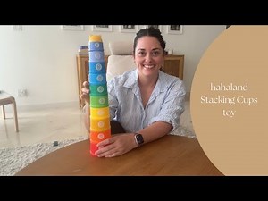 Simple Toy, Endless Fun | Hahaland Stacking Cups for Toddlers (Sponsored)